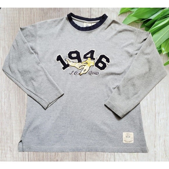 NFL Originals Los Angeles Dons Long Sleeve Pullover, Men's M Embroidered… - Picture 1 of 7